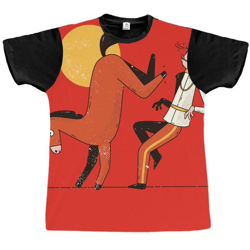 Horse Girl Equestrian Farm Horse Riding Hippie Tra Graphic T-shirt by seakolaasseh | Artistshot