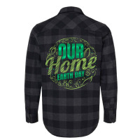 Our Home In Asian Style For Earth Day Girl Flannel Shirt | Artistshot