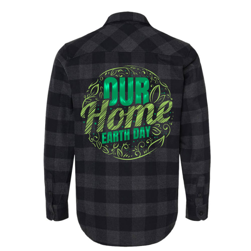 Our Home In Asian Style For Earth Day Girl Flannel Shirt by qiyamtorlesp | Artistshot