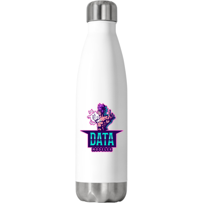 The Power Of A Data Modeler Nature Stainless Steel Water Bottle | Artistshot