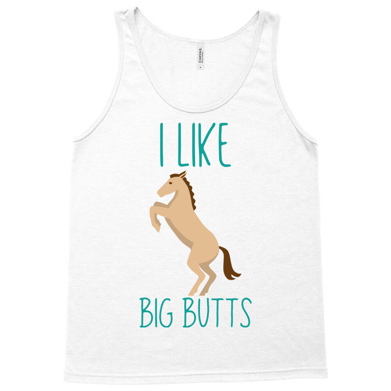 I Like Big Butts Horse Riding Gift Red Tank Top by seakolaasseh | Artistshot