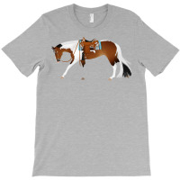 Tobiano Western Pleasure Horse Equine Rampaige Cut T-shirt | Artistshot