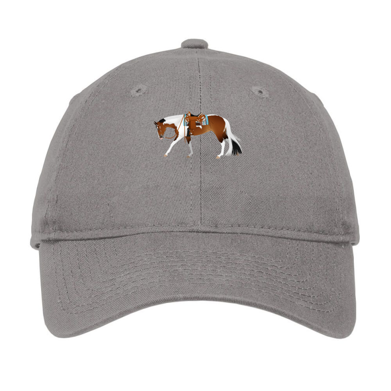 Tobiano Western Pleasure Horse Equine Rampaige Cut Adjustable Cap by mnoodincicr | Artistshot