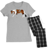 Tobiano Western Pleasure Horse Equine Rampaige Cut Women's Pajamas Set | Artistshot