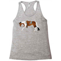 Tobiano Western Pleasure Horse Equine Rampaige Cut Racerback Tank | Artistshot