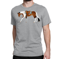 Tobiano Western Pleasure Horse Equine Rampaige Cut Classic T-shirt | Artistshot