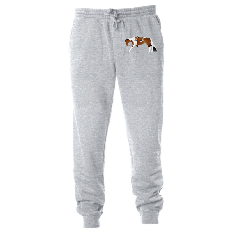 Tobiano Western Pleasure Horse Equine Rampaige Cut Unisex Jogger by mnoodincicr | Artistshot