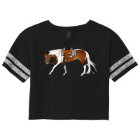 Tobiano Western Pleasure Horse Equine Rampaige Cut Scorecard Crop Tee | Artistshot