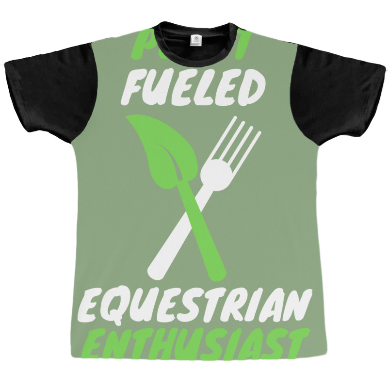 Plant Fueled Equestrian Nature Graphic T-shirt by ravadadanine2 | Artistshot