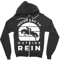 Equestrian Gallop Horse Gift For Horseman And Hors Zipper Hoodie | Artistshot