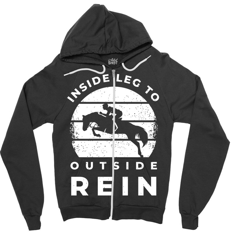 Equestrian Gallop Horse Gift For Horseman And Hors Zipper Hoodie by malaofedalau | Artistshot