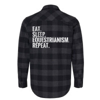 Eat Sleep Equestrianism Repeat Summer Flannel Shirt | Artistshot