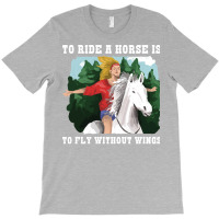 To Ride A Horse Funny Horse Gift Blue T-shirt | Artistshot