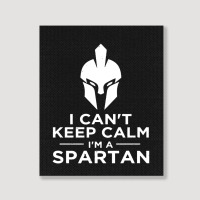 I'am Spartan Portrait Canvas Print | Artistshot