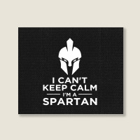 I'am Spartan Landscape Canvas Print | Artistshot