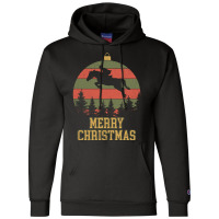 Merry Christmas Dressage Equestrian Xmas Tree Yell Champion Hoodie | Artistshot