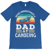 Funny Dad At Canoeing Fathers Day Gift Men 80s T-shirt | Artistshot