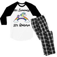 49 Economist 51 Unicorn Aesthetic Men's 3/4 Sleeve Pajama Set | Artistshot