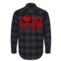 I Love My Galiceno Horse Girl Flannel Shirt | Artistshot