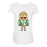 Businessstudent Egg Girl Maternity Scoop Neck T-shirt | Artistshot