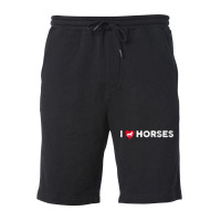 Lovely Horse  I Love My Horse Hippie Fleece Short | Artistshot