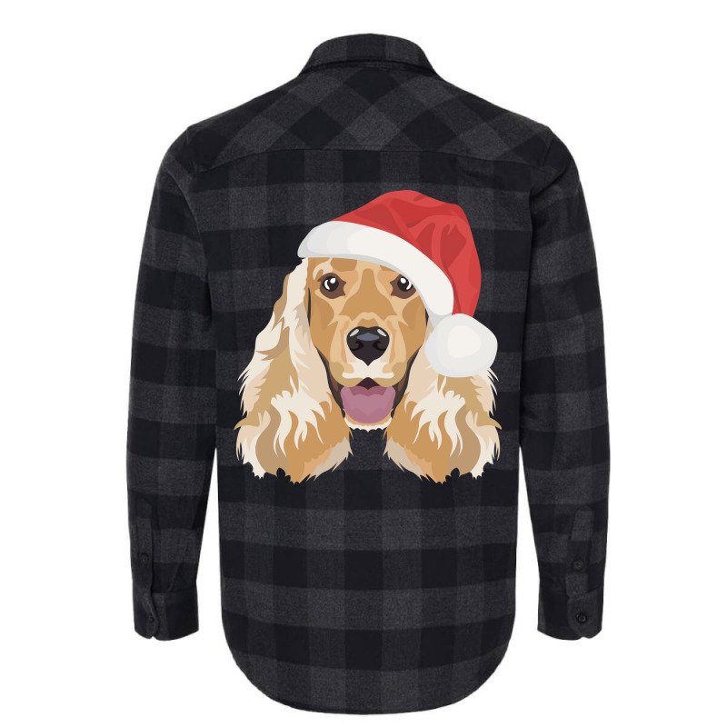 English Cocker Spaniel Merry Christmas Cool Flannel Shirt | Artistshot