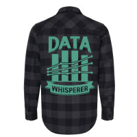 Data Whisperer Science Scientist Gift Travel Flannel Shirt | Artistshot