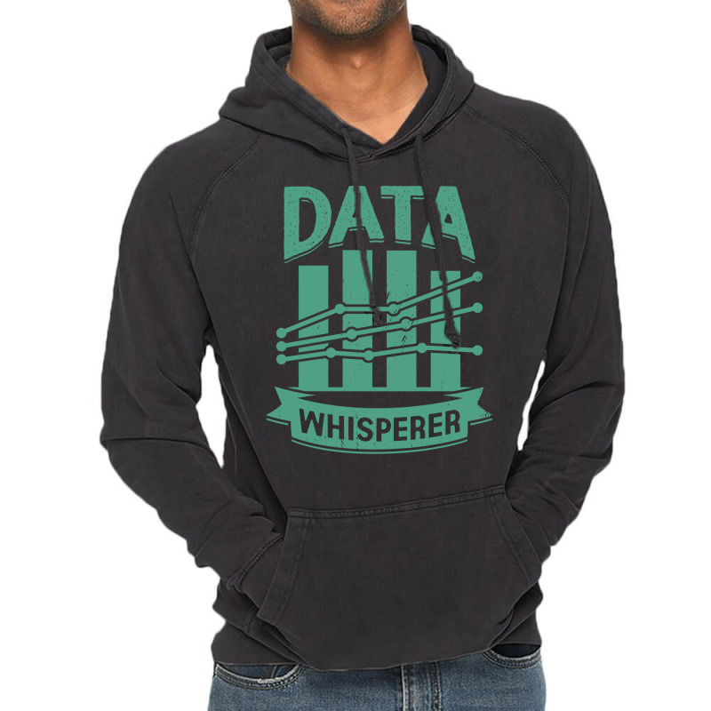 Data Whisperer Science Scientist Gift Travel Vintage Hoodie | Artistshot