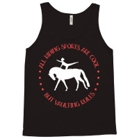 Vaulting Rules Vaulters Horse Equestrian Green Tank Top | Artistshot