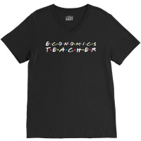 Economics Teacher Summer V-neck Tee | Artistshot