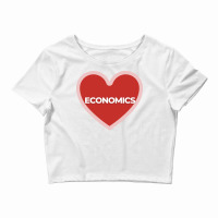 I Heart Economics Hipster Crop Top | Artistshot