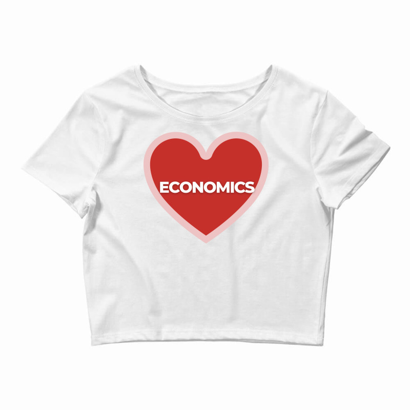 I Heart Economics Hipster Crop Top by mossayrabyat | Artistshot