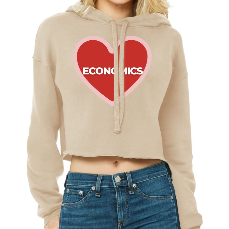 I Heart Economics Hipster Cropped Hoodie by mossayrabyat | Artistshot