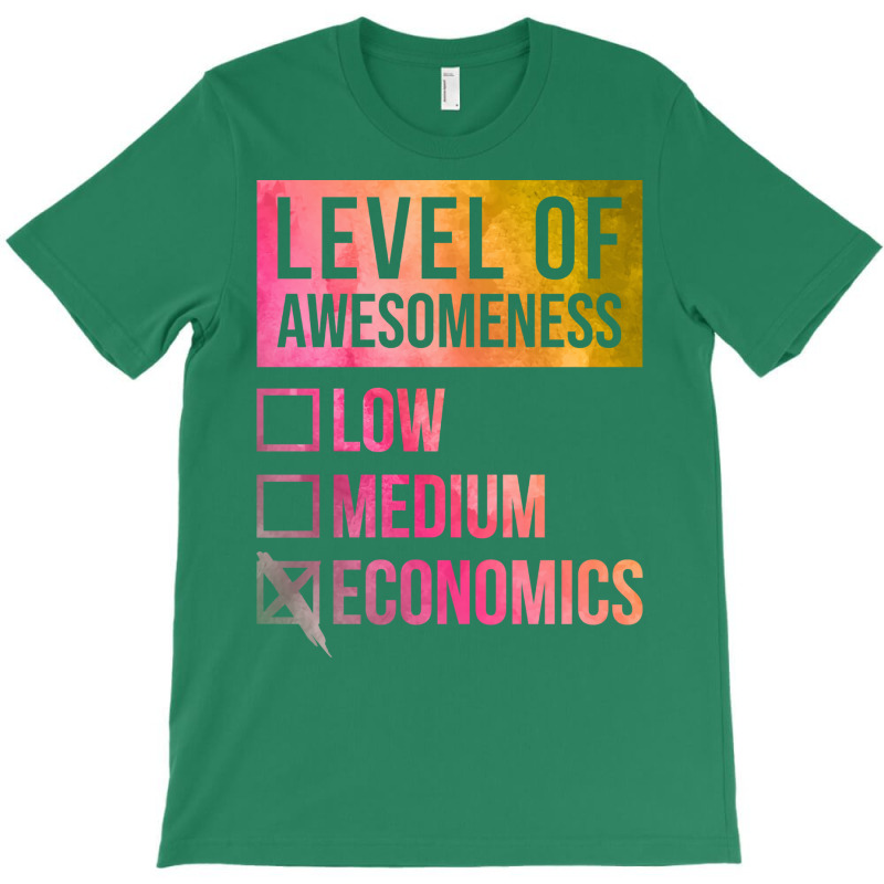 Funny Level Of Awesomeness Low Medium Gift Economi T-Shirt by urbashouxk | Artistshot