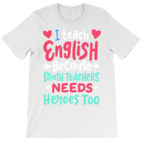 English Teacher Funny Teaching Green T-shirt | Artistshot