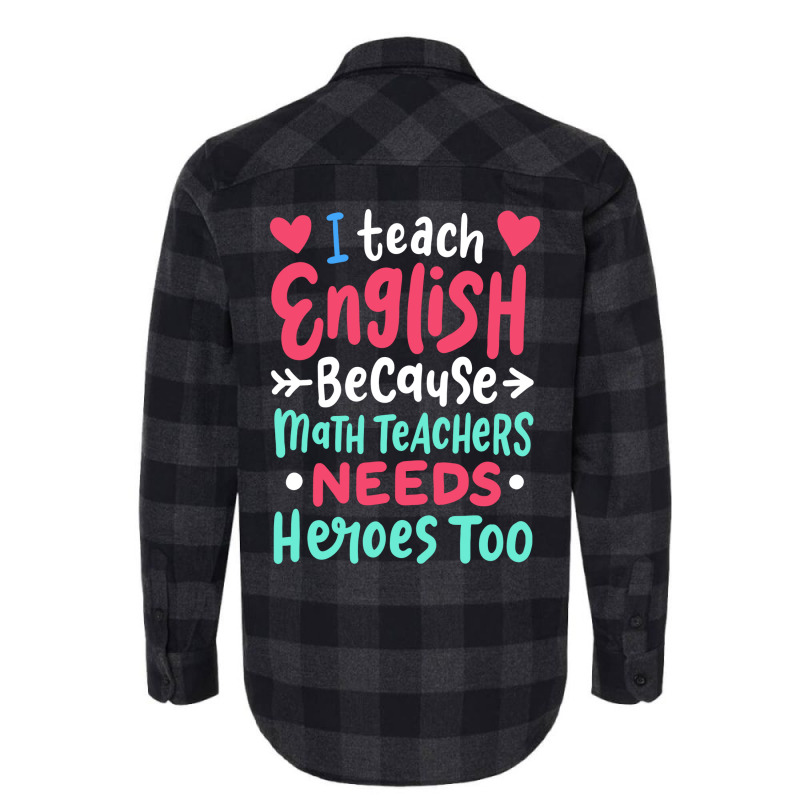 English Teacher Funny Teaching Green Flannel Shirt | Artistshot