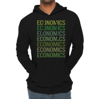 Green Text Economics Economy Economist Music Lightweight Hoodie | Artistshot