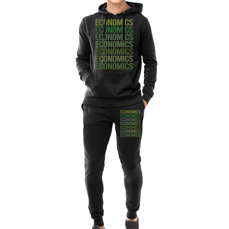 Green Text Economics Economy Economist Music Hoodie & Jogger set by motlhbav | Artistshot