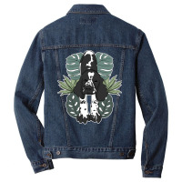 English Springer Spaniel Dog Red Men Denim Jacket | Artistshot