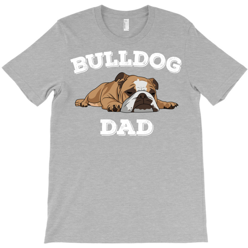 English Bulldog Bulldog Dad Nostalgia T-shirt | Artistshot