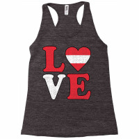 Love Austria Pride Austrian Flag Aesthetic Racerback Tank | Artistshot