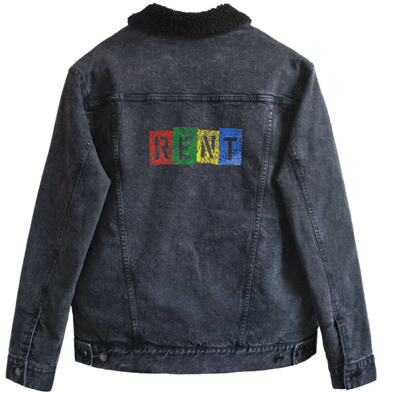 Rent The Musical Unisex Sherpa-Lined Denim Jacket by fershbwelec | Artistshot