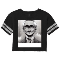 Happy Fa Hayek Manga Style Portrait 70s Scorecard Crop Tee | Artistshot