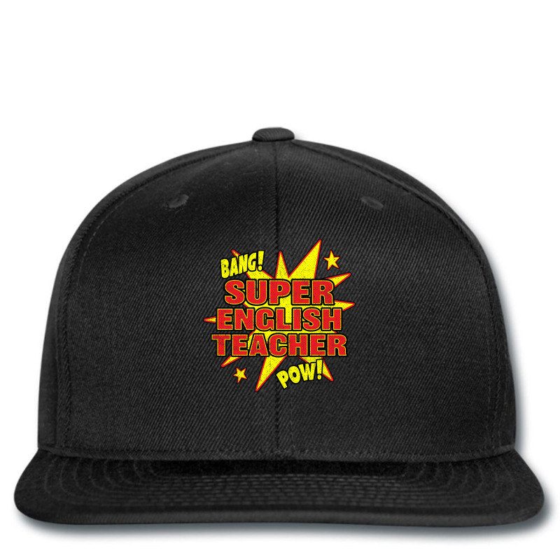 Super English Teacher Super Hero Teaching Power Qu Printed hat by yeungdeltorl | Artistshot