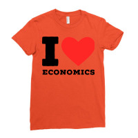 I Love Economics Tumblr Ladies Fitted T-shirt | Artistshot