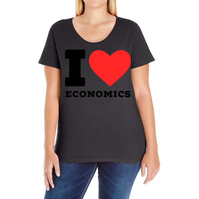 I Love Economics Tumblr Ladies Curvy T-Shirt by enayasakatif | Artistshot