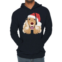 English Cocker Spaniel Merry Christmas Tumblr Lightweight Hoodie | Artistshot