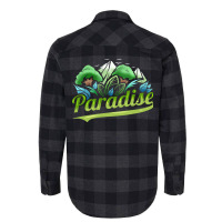 Paradise With Trees And Mountains For Earth Day St Flannel Shirt | Artistshot