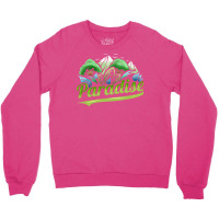 Paradise With Trees And Mountains For Earth Day St Crewneck Sweatshirt | Artistshot