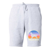 English Setter Vintage Sunset Dog Tumblr Fleece Short | Artistshot